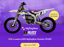 Win a Custom Yamaha YZ450F Motorbike