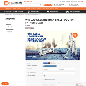 Win Dad a Leatherman Skeletool for Father's Day