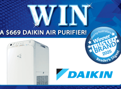 Win a Daikin Air Purifier with Streamer Technology
