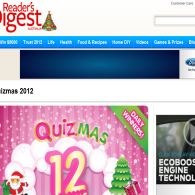 Win daily prizes in the Reader's Digest '12 days of Quizmas'!