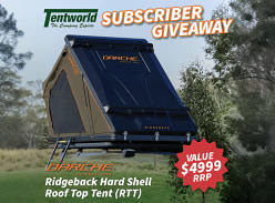 Win a Darche Ridgeback Hard Sheel Roof Top Tent