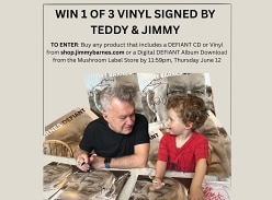 Win 1 of 3 Defiant Vinyl Signed by Jimmy & Teddy