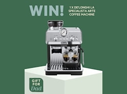 Win a De'longhi La Specialista Arte Coffee Machine