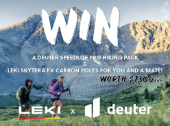 Win a Deuter Hiking Pack & Leki Carbon Poles for 2
