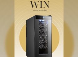 Win 1 of 200 Devanti 12-Bottle Wine Fridges - Brown Brothers