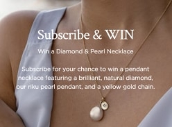 Win a Diamond & Pearl Necklace