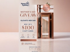 Win 1 of 3 $100 Digital Gift Voucher - Home Lift Sydney