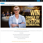 Win dinner by Heston Blumenthal!