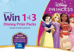 Win 1 of 3 Disney Prize Packs & Big W Gift Cards