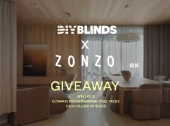 Win 1 of 3 DIY Blinds & Zonzo Prize Packs - DIYBLINDS