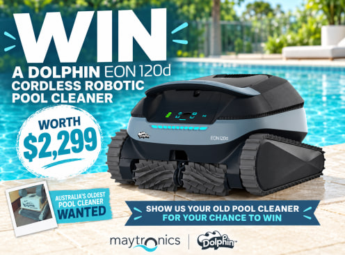 Win a Dolphins EON 120d Cordless Robotic Pool Cleaner - Maytronics