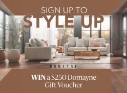 Win a $250 Domayne Gift Voucher