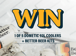 Win 1 of 5 Dometic 92L Coolers & Better Beer Kits