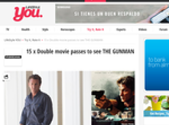 Win Double movie passes to see THE GUNMAN