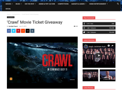 Win Double Movie Tix to 'Crawl'