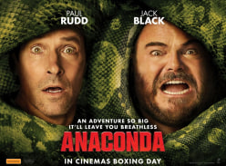 Win 1 of 5 Double Passes to Anaconda