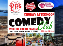 Win Double Pass to Comedy Show at Pp's Deli & Rooftop