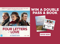 Win a Double Pass to Four Letters of Love & copy of the Novel