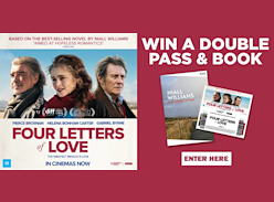 Win a Double Pass to Four Letters of Love & copy of the Novel
