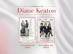 Win a Double Pass to see any Film Screening at Tribute to Diane Keaton