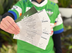 Win 1 of 15 Double Pass to see the Canberra Raiders - Westfield