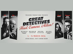 Win a Double Pass to see Great Detectives: Heist, Camera, Action - On your Markus