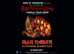 Win a Double Pass to see Iron Maiden in Concert - Reading Cinemas