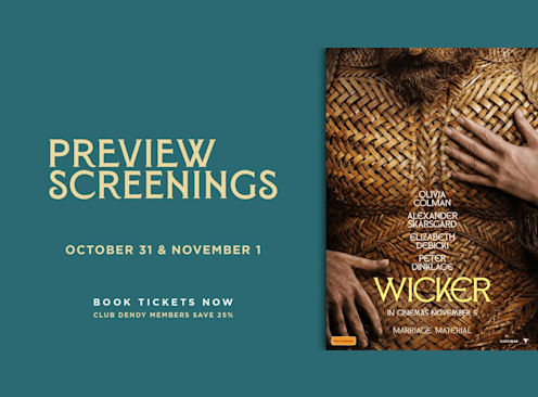 Win a Double Pass to see Wicker's Preview Screening - ReviewBrisbane