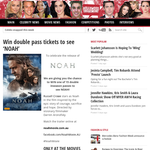 Win double pass tickets to see ?NOAH? - Hollywood Treatment
