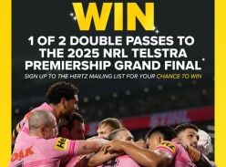 Win 1 of 2 Double Passes to the 2025 NRL Telstra Grand Final