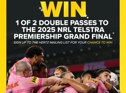 Win 1 of 2 Double Passes to the 2025 NRL Telstra Grand Final