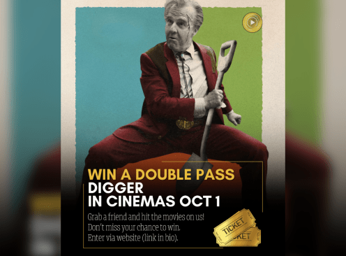 Win 1 of 2 Double Passes to Digger - World of Screens