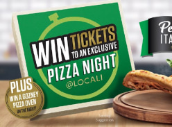 Win 1 of 20 Double Passes to an Exclusive Pizza Night
