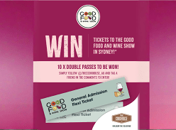 Win 1 of 10 Double Passes to Sydney Good Food & Wine Show