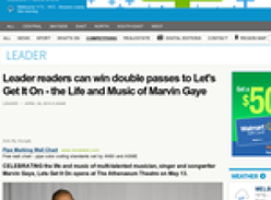 Win double passes to Let's Get It On - the Life and Music of Marvin Gaye