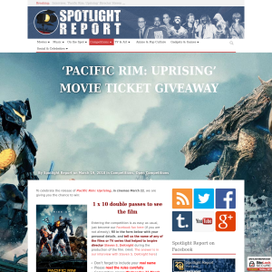 Win double passes to see Pacific Rim: Uprising