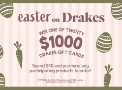 Win 1 of 20 $1K Drakes Gift Cards - Drakes Supermarkets