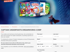 Win Dreamworks Animation DVD packs