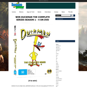 Win Duckman the Complete Series Season 1-4 on DVD