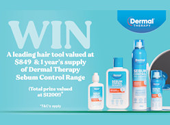 Win a Dyson Airwrap & Years Supply of Dermal Therapy Haircare