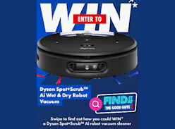 Win a Dyson Spot & Scrub AI Robot Vacuum - The Good Guys
