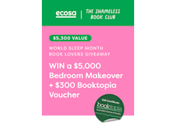 Win an Ecosa Bedroom Voucher and Booktopia Voucher - Ecosa Sleep