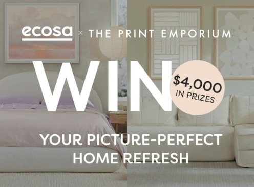 Win a $3,500 Ecosa Voucher & $500 the Print Emporium Voucher - Ecosa Sleep