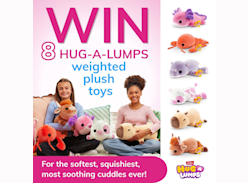 Win Eight Medium-Sized Hug-a-Lumps - KindiCare