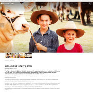 WIN: Ekka family passes