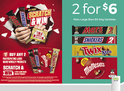 Win an Eligible Large Mars Wrigley Product Instantly