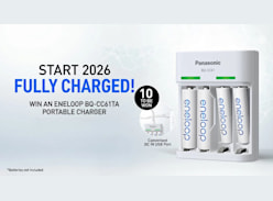 Win 1 of 10 Eneloop BQ-CC61TA Battery Chargers - Panasonic