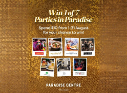 Win 1 of 7 Epic Parties in Paradise