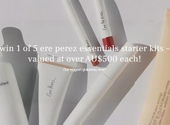 Win 1 of 5 Ere Perez Essentials Starter Kits