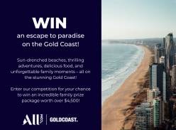 Win an Escape to Paradise on the Gold Coast
